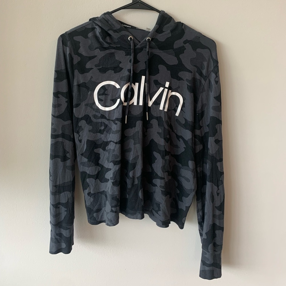 Calvin kelvin camo hoodie
